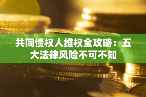 北京共同债权人维权全攻略：五大法律风险不可不知