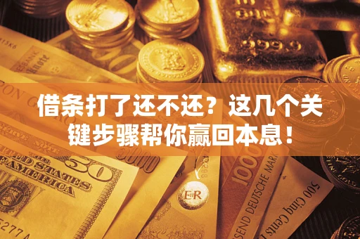 北京借条打了还不还？这几个关键步骤帮你赢回本息！