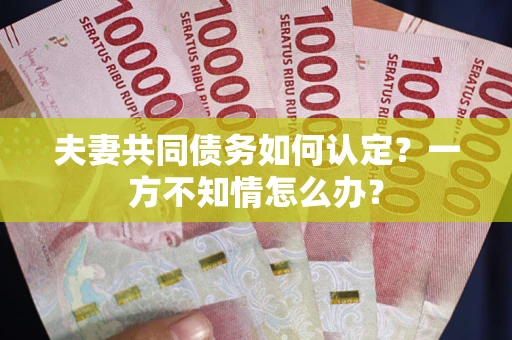 北京夫妻共同债务如何认定？一方不知情怎么办？