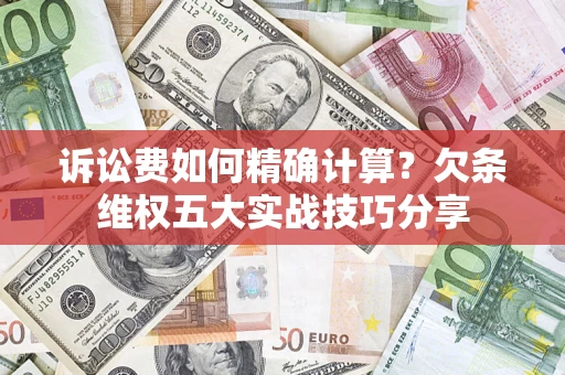 北京诉讼费如何精确计算？欠条维权五大实战技巧分享