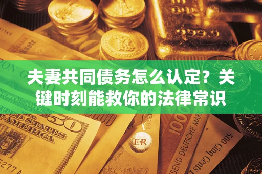 北京夫妻共同债务怎么认定？关键时刻能救你的法律常识