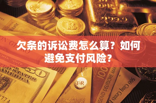 北京欠条的诉讼费怎么算？如何避免支付风险？