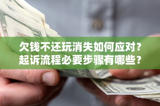 北京欠钱不还玩消失如何应对？起诉流程必要步骤有哪些？